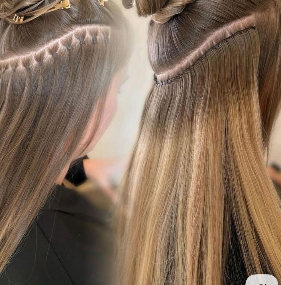 Mechas · cabello largo